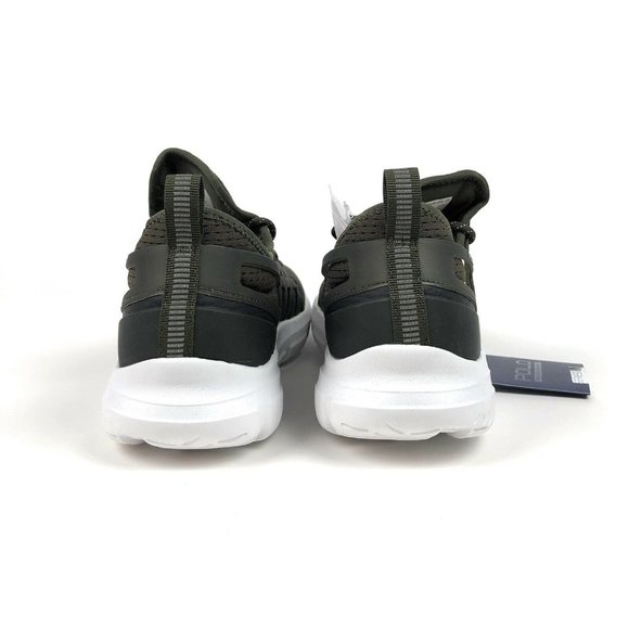 Polo Ralph Lauren Train 200 Green White Low Shoes - Picture 7 of 9